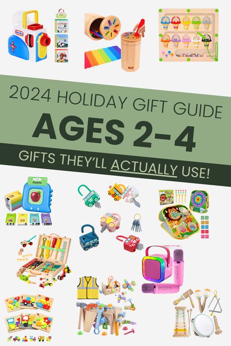 Searching for the perfect holiday gifts for toddlers aged 2-4? This 2024 gift guide is packed with fun, educational toys like wooden puzzles, musical instruments, karaoke players, and more! These gifts encourage creativity, learning, and motor skill development. Shop now for the best toddler presents! As an Amazon affiliate, I earn from qualifying purchases. #holidaygifts #toddlergifts #giftguide2024 #toddlertoys #educationaltoys #christmasgiftguide #amazonaffiliate Holiday Gift Guide Kids, Gift Ideas For Toddlers, Toddler Presents, Toy Gift Guide, Gifts For Toddlers, Best Toddler Toys, Key Locks, Toddler Christmas Gifts, Toddler Boy Gifts