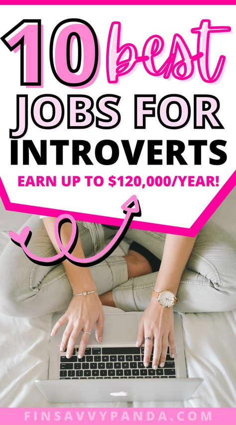 Looking for the work from home and online jobs where you can work alone? Check out these best and highest paying jobs for introverts! These are perfect full-time and side hustle ideas for you to earn an income from home! #workfromhome #jobs #onlinejobs Jobs For Introverts, Online Jobs For Teens, Easy Online Jobs, Best Jobs, Best Online Jobs, Student Jobs, Online Jobs From Home, Jobs For Teens, High Paying Jobs