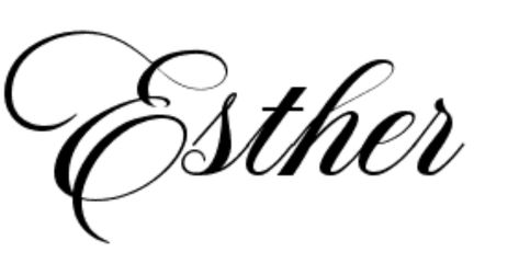 Esther Tattoo, Sims Names, Queen Esther, David Smith, Small Tattoos For Guys, Baby E, Name Tattoo, Tattoo Lettering, Cozy Room