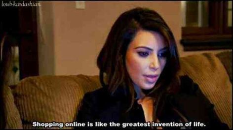 When you're addicted to online shopping. #kardashians #kimkardashian #kardashianquotes #quotes #memes #funnymemes #KUWTK Follow us on Pinterest: www.pinterest.com/yourtango Kuwtk Quotes, Ugly Crying Face, Kardashian Quotes, Kardashian Memes, Shirin David, Whatever Forever, Fresh Makeup, Perfect Selfie, Senior Quotes