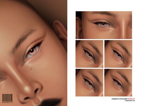 Sims4 Cc Eye Shape Presets, Eye Shape Sims 4, Sims 4 Eyelid Overlay, Sims 4 Zendaya, Sims 4 Eye Presets Shape, Sims 4 Eye Overlay, Sims 4 Eyelids Cc, Sims Cc Eye Shape, Sims 4 Eyelids