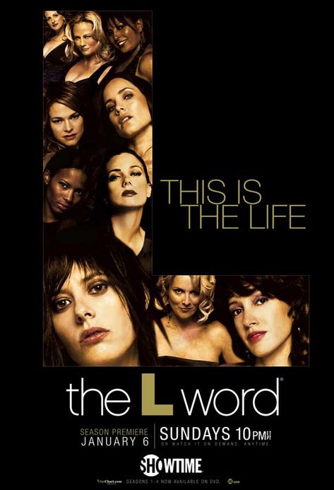 The L Word 11 x 17 TV Poster - Style N Jennifer Beals, Erin Daniels, Leisha Hailey, Laurel Holloman, Mia Kirshner, Karina Lombard, Eric Mabius, Katherine Moennig, Pam Grier; DIRECTED BY: Ernest R. Dickerson, Tony Goldwyn; Karina Lombard, Leisha Hailey, Mia Kirshner, Katherine Moennig, L Word, Tony Goldwyn, Jennifer Beals, Tv Series To Watch, Word Poster