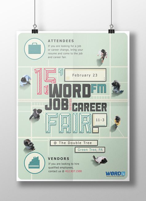 Job Fair Poster on Behance Career Fair Poster Design, Hr Banner, Job Fair Poster, Job Fair Booth, Fair Poster, Student Posters, High Paying Careers, Fair Booth, Adobe Photoshop Design