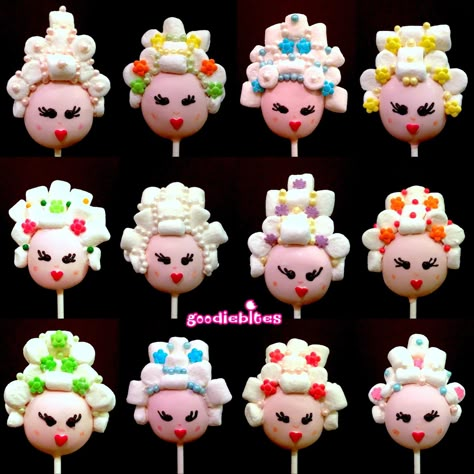 Marie Antoinette Cake Pop Tutorial - Pint Sized Baker Spa Cake Pops, Marie Antoinette Cake, Cake Pop Tutorial, Cake Pop Designs, Wilton Candy Melts, Magic Cake, Edible Ink, Cake Balls, Spa Party