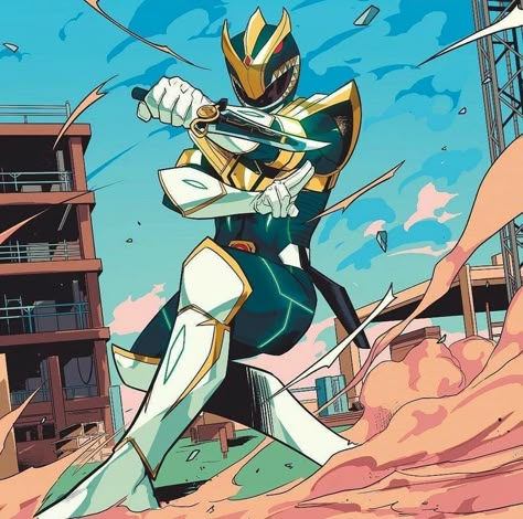 Green Ranger Art, 80s Manga, Green Power Ranger, Power Rangers Comic, Saban's Power Rangers, New Power Rangers, All Power Rangers, Power Rangers Fan Art, Power Rangers Samurai