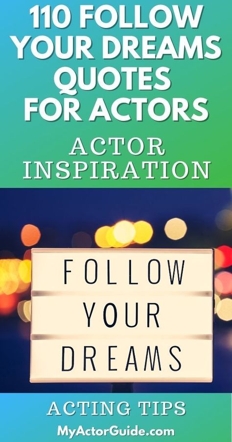 Need some motivation and inspiration? Doing all of the “actor stuff” is really only 50% of the work – you’ve got to bring your A-game, to feel and act inspired and actually get stuff done. Never give up and keep following your dreams! #acting #actorslife #quotes #motivation #inspiration #followyourdreams Actor Inspiration, Actor Tips, Follow Your Dreams Quotes, Acting Quotes, Following Your Dreams, Acting Auditions, Acting Techniques, Comedy Actors, Theatre Quotes