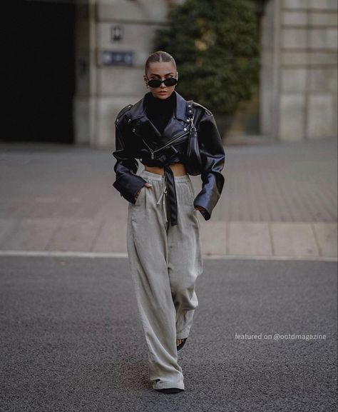 Homecoming Styles, Edgy Outfit, Neue Outfits, One Clothing, 2023 Fashion, Looks Chic, Leather Style, City Break, Instagrammer