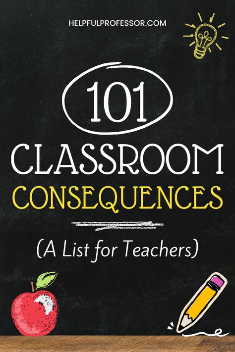 Discover 101 effective classroom consequences to help you manage behavior. Check out the blog post today! Classroom Consequences Elementary, Classroom Discipline Ideas, Classroom Consequences, Consequence Chart, Substitute Ideas, Behavior Consequences, Classroom Reward System, Behavior Contract, Classroom Discipline