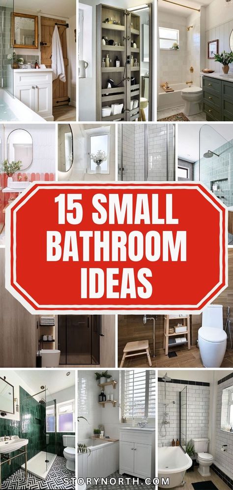 Save this pin for innovative small bathroom designs that will elevate your home decor! From clever storage solutions to chic decor tips, these ideas will inspire your next project. #SmallBathroom #HomeDecor #BathroomMakeover Small Toilets For Small Bathrooms, Small Bathroom Ideas With Shower Only, Narrow Bathroom Remodel Ideas, Small Teen Bathroom Ideas, Tiny Bathroom Storage Ideas Space Saving, Small Bathroom Apartment Ideas, Decor Ideas For Small Bathroom, Small Bathroom With Window, Vanity Ideas For Small Bathrooms