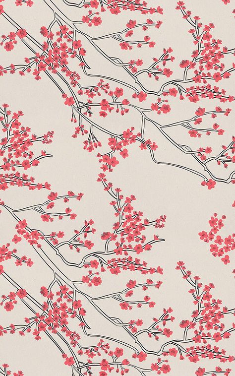 Welcome the natural feel that comes with the arrival of spring to your space with this elegant collection of cherry blossom wallpaper. Featuring an array of beautiful floral and tree branch designs including more traditional Japanese cherry blossoms, vintage style designs and elegant painted blossom wallpapers too, all offering a modern take on the traditional style. Wallpaper Japanese, Blossom Wallpaper, Japanese Designs, Cherry Blossom Wallpaper, Murals Wallpaper, Style Wallpaper, Cherry Blossom, Blossom, Cherry