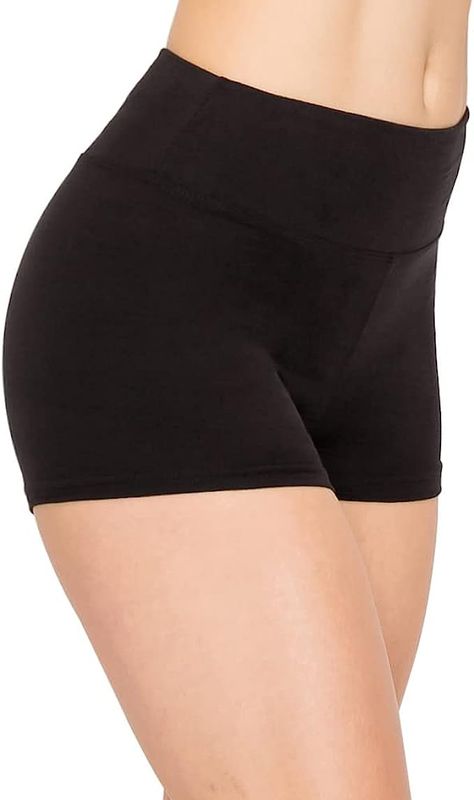 ALWAYS Women Workout Yoga Shorts - Premium Buttery Soft Solid Stretch Cheerleader Running Dance Volleyball Short Pants Volleyball Short, Womens Athletic Shorts, Volleyball Shorts, Light Exercise, Slip Shorts, Women Workout, Workout Yoga, Under Dress, Yoga Shorts