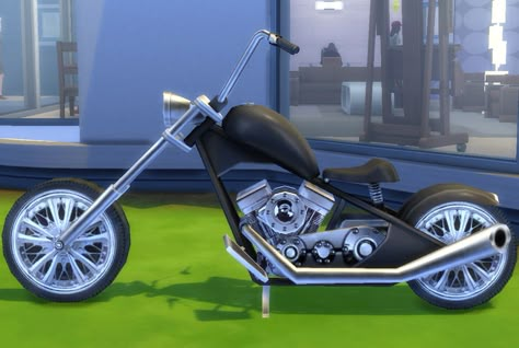 Mod The Sims - Sittable Motorcycle - TS3 conversion Sims 4 Studio, Military Looks, Dark Artwork, Taxi Cab, Best Sims, Motorcycle Riding, Sims 4 Cc Finds, Ts4 Cc, Vintage Motorcycle