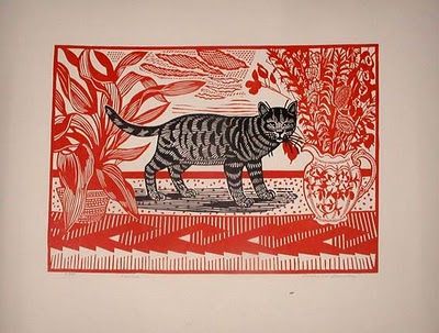 Edward Bawden, Illustration Animals, Cat Patch, Great Cat, English Art, Illustration Vintage, Art Et Illustration, Wood Engraving, Cats Illustration