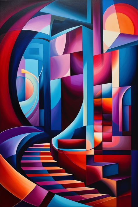 #midjourney #surrealism #geometry #art #design Geometry Art Design, Art Pictures Ideas, Modern Surrealism, Geometric Abstract Art, Acrylic Art Projects, Circle Painting, Cubism Art, Tangle Art, Geometric Painting