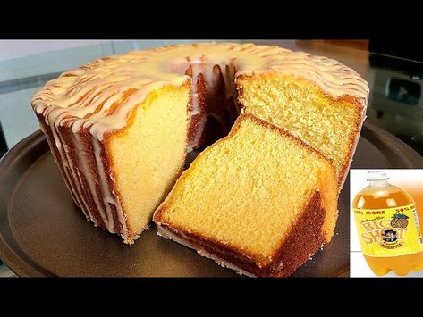 Big Shot Pineapple Pound Cake from Charlie Andrews - recipe on Niftyrecipe.com Soda Pound Cake, Pineapple Pound Cake, Bundt Pan Recipes, 7up Pound Cake, Pineapple Recipes, Pineapple Cake, Pound Cake Recipes, Sweet Desserts, Big Shot