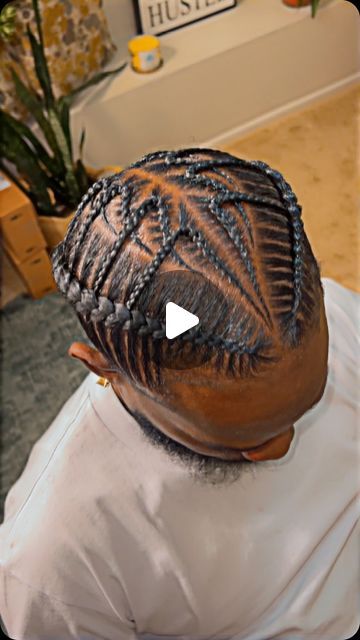 4 Braids Cornrows, Male Cornrow Styles, Male Cornrow Styles For Men, 4 Cornrows Braids, Boys Braids, Boy Braid Styles, Male Braids, Cornrows Men, Cornrow Styles For Men