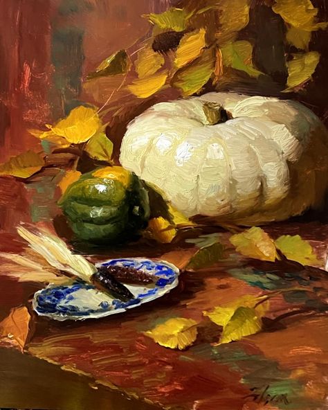 Pumpkin Still Life, Pumpkin Pour Painting, Acrylic Pour Pumpkin Painting, Pumpkin Still Life Paintings, Pumpkin Patch Acrylic Painting, Pumpkin Painting Party, Autumn Actvities, Art Education Resources, Pumpkin Art