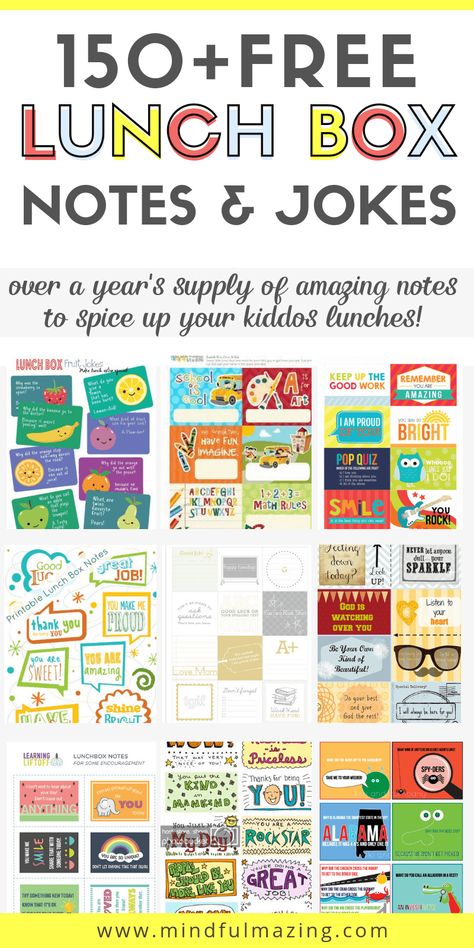 Lunch Notes Printable Free, Back To School Lunchbox Notes, Lunch Box Printables Free, Free Printable Lunch Notes, Free Printable Lunchbox Jokes, Kindergarten Lunch Box Notes, Lunchbox Notes For Kindergarteners, Printable Lunch Box Notes For Kids Free, Lunch Box Notes For Kids Kindergarten