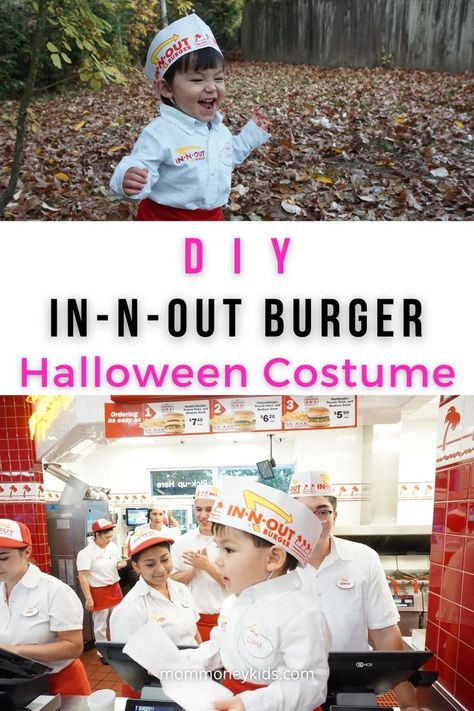 the best Halloween costumes in-n-out halloween costumes In N Out Costume, Burger Costume, Halloween Costumes Diy, In And Out Burger, In N Out Burger, The Best Halloween Costumes, Baby Halloween Outfits, In N Out, Costumes Diy