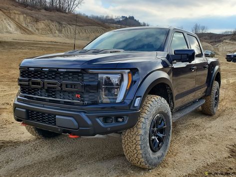 Road Test Review - 2023 Ford F-150 Raptor R - There's A New Sheriff In The Off-Road Wars » Pickup Trucks » Car-Revs-Daily.com Ford Raptor R 2023, Ev Suv, Ford F150 Raptor, Tokyo Drift Cars, Ford Mustang Car, Car Chevrolet, Ford Raptor, Pimped Out Cars, Car Cleaning Hacks