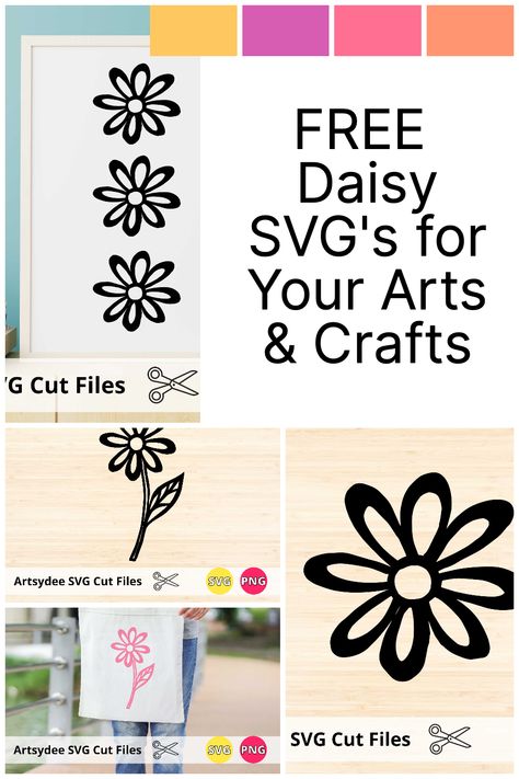 These 3 x Daisy SVG Free Cut Files come in handy when special occasions roll around — think birthdays, gifts, and get-togethers galore. Ready to jump into the creative process? Download them now :) Daisy Templates Printable Free, Free Flower Svg Files For Cricut, Daisy Svg, Free Daisy Svg Files For Cricut, Daisy Svg Free, Daisy Svg Free Cricut, Free Cricut Flower Iton On Svg, Daisy Flower Svg Free Cricut, Retro Flower Svg Free