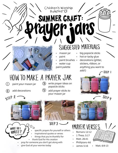 Womens Bible Study Craft Ideas, Blessing Jars Ideas, Bible Verse Mason Jars, Scripture Jar Ideas, Christian Craft Ideas For Adults, Scripture Jars Diy, Prayer Ministry Ideas, Faith Based Crafts For Adults, Bible Camp Ideas