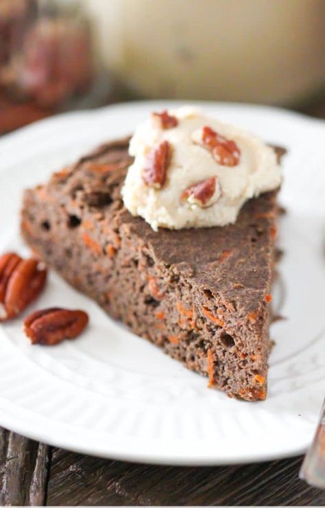 Healthy Buckwheat Carrot Cake Recipe | Gluten Free, Dairy Free, Vegan Healthy Lunch For School, Carrot Cake Dessert, Carrot Cake Recipe Healthy, Buckwheat Recipes, Cake Gluten Free, Overnight Oat, Vegan Cakes, Healthy Vegan Desserts, Buckwheat Flour