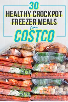 Healthy Crockpot Freezer Meals, Freeze Meals, Crockpot Freezer Meals, Freezer Crockpot Meals Healthy, Freezable Meals, Freezer Meal Planning, Healthy Freezer Meals, Crock Pot Freezer, Breakfast Low Carb