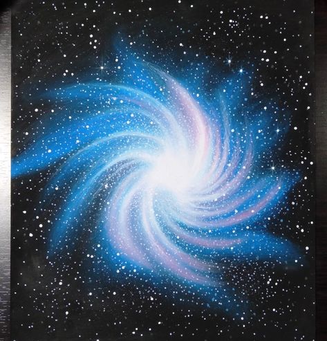 Oil Pastel Galaxy Art, Oil Pastel Space Art, Spiral Galaxy Drawing, Galaxy Oil Pastel, Drawing Galaxy, Galaxy Art Painting, Art Homeschool, Galaxy Drawings, Chalk Pastel Art