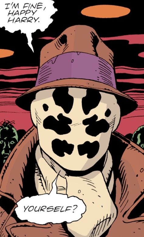 Watchmen Rorschach, Art Dc Comics, Alan Moore, Univers Dc, 8bit Art, Comic Style Art, Arte Dc Comics, Bd Comics, Old Comics