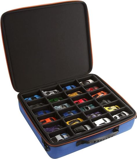 Amazon.com: 2TUFF Collectible Toy Car Storage Case and Toy Organizer Storage Case with 48 Compartments and 2 Removable Trays - Toy Display Case Compatible with Most Hot Wheels Cars and Matchbox Cars : Toys & Games Hot Wheels Case, Toy Car Storage, Toy Organizer, Cars Brand, Lego Dimensions, Toy Storage Organization, Tire Tread, Toy Display, Matchbox Cars