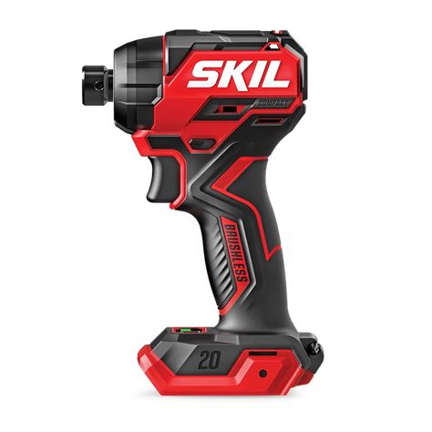 SKIL ID6739B-00 PWR CORE 20™ Brushless 20V 1/4 IN. Compact Hex Impact Driver (Tool Only) Renovating Kitchen, Tools Design, Mobile Charging, Process Control, Wrench Tool, Drive Through, Impact Driver, Impact Wrench, Plant Lighting