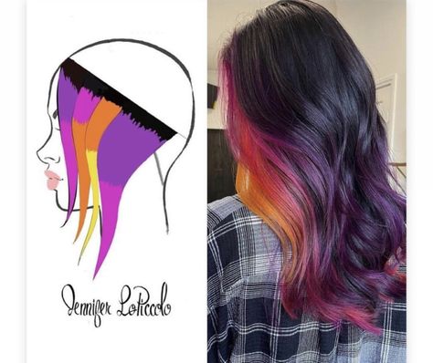 Hair Color Placement, Creative Hair Color, Hair Color Techniques, Hair Creations, Hair Appointment, Haircut And Color, Hair Color And Cut, Creative Hairstyles, Hair Inspiration Color