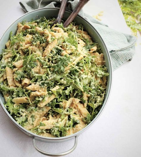 Alkaline Dinner Recipes, Alkaline Dinner, Kale Cauliflower, Pasta With Kale, Dr Sebi Recipes Alkaline Diet, Alkaline Diet Plan, Dr Sebi Alkaline Food, Dr Sebi Recipes, Cauliflower Alfredo