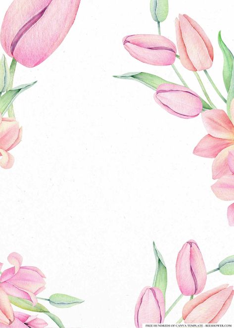 Awesome 22+ Tulips and Tiny Tots Baby Shower Invitation Templates Tulips Cartoon Wallpaper, Tulips Template, Pink Tulips Background, Tulip Invitation, Tulip Invitation Template, Tulip Garden Illustration, Tulip Wedding Invitation, Pink Tulip Watercolor, Fresh Tulips