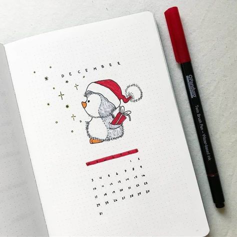 Journal D'inspiration, Bullet Journal Christmas, December Bullet Journal, Bullet Journal Page, January Bullet Journal, Bullet Journal 2020, Bullet Journal 2019, Bullet Journal Cover Page, Hello December