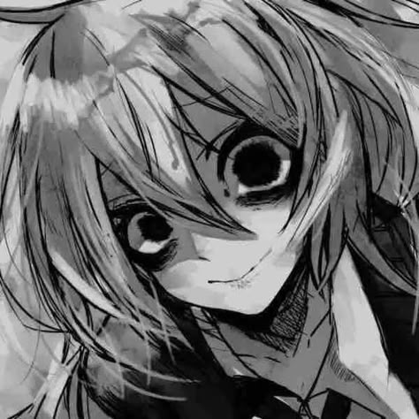 Yandere Pfp Aesthetic Dark, Creepy Anime Icons, Creepy Anime Pfp, Evil Smile Drawing, Cute Gore Icons, Gory Pfp, Icons Gore, Pfp Purple, Smile Drawing