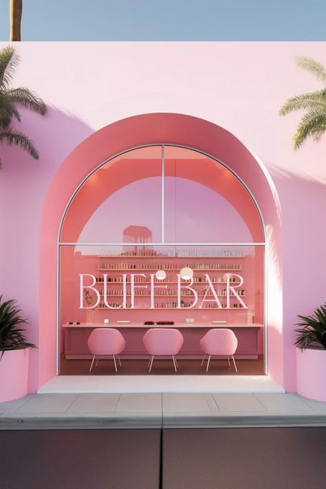 Discover the striking brand identity of Buff Bar, where SARAH Branding & Design Agency blends the worlds of nail care and cocktails into a chic, Barbie-esque experience. The playful typography and vibrant visuals create an inviting atmosphere, perfectly reflecting the brand's unique concept. 💅🍹 - Fivestar Branding Agency Is A Design and Branding Agency. This Work Belongs to The Accredited Artist and Is Curated For Inspiration Only #BrandIdentity #SalonBranding #CocktailBarDesign #LogoDesign Bar Activation, Cocktail Bar Design, Sophisticated Branding, Corporate Brand Identity, Store Branding, Playful Typography, Brand Activations, Bold Branding, Feminine Branding