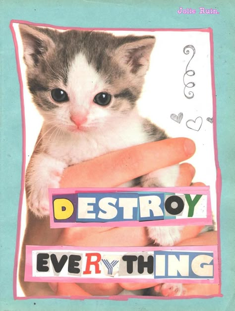 Jolie Ruin, Destroy Everything, The Words, Kitty, Tumblr