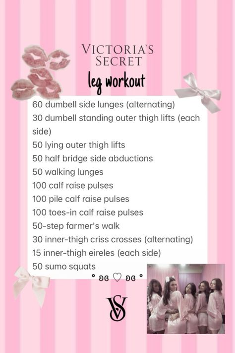 victorias secret leg workout Victoria Secret Leg Workout, Victorias Secret Model Workouts, Victoria Secret Exercise, Victoria Secret Model Workout, Victoria’s Secret Model Workouts, Victorias Secret Work Out, Model Workouts Victoria Secret, Victoria Secret Workouts At Home, Vs Angel Workout