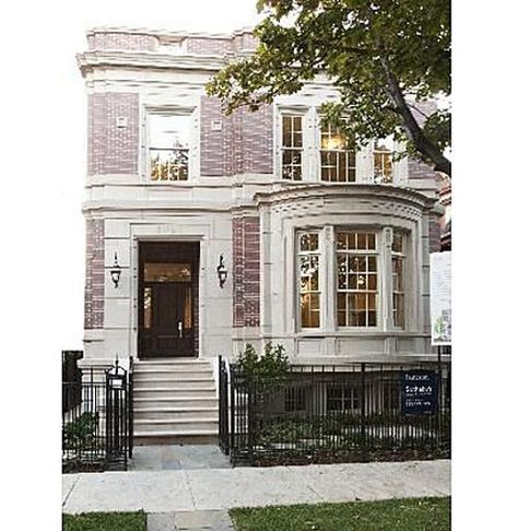 Theo Epstein Buys Chicago House Blocks From Wrigley for $3.25 Million Farmhouse Windows, Casas The Sims 4, Casas Coloniales, House Goals, Custom Home Builders, Brick House, Victorian Homes, 인테리어 디자인, My Dream Home