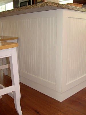 Beadboard Kitchen, Kitchen Island Makeover, Bead Board, Kitchen Cabinets Makeover, Diy Kitchen Island, Up House, Diy Remodel, Kitchen Remodeling Projects, Kitchen Redo