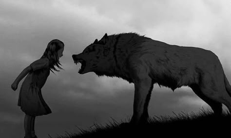 A Wolf, The Words, A Girl, Red