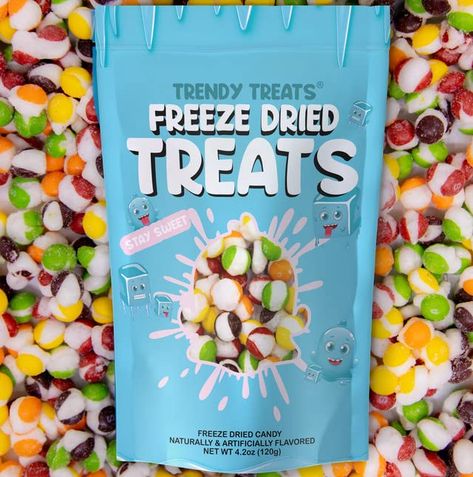 Trendy Treats Freeze Dry Candy, Trendy Treats, Weird Candy, Viral Food, Freeze Dried Candy, Dried Candy, Japanese Candy, Best Candy, Freeze Dried