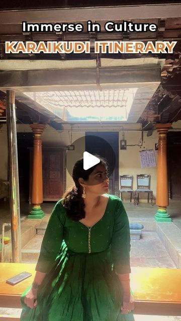 Travel❤️Books•Nikita & Shwetha on Instagram: "Save this reel for planning your trip to the Chettinad region 🚗

Chettinad is a region which consists of 75+ villages, the largest of which is Karaikudi. 

How to reach?
🚗You can drive down from Bangalore/Chennai. 
🚂Take the train directly to Karaikudi.
✈️Fly to Trichy and hire a cab.

Where to stay? 
The Bangala
Visalam by CGH Earth
Chidambara Vilas
Saratha Vilas

What to explore? 
✨ Athangudi Palace, SASRM Heritage House, VVR Heritage House, CVRM Heritage House, MSMM House. You can also visit all the above hotels since they are all heritage properties. 

✨ Visit a tile making shop in Athangudi to learn the art of making these stunning gorgeous tiles.

✨ Explore the antique market on Muneeswaran Koil Street to understand the heritage and hi Karaikudi Chettinad House, Karaikudi Houses, Athangudi Tiles, Chettinad House, Travel India Beautiful Places, Tile Making, Architectural Portfolio, India Architecture, Independent House