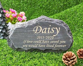 mycustomday on Etsy Dog Headstone, Cat Grave Marker, Pet Headstones, Pet Stones, Dog Memorial Stone, Pet Memorial Garden, Memorial Garden Stones, Pet Grave Markers, Pet Memorial Stones