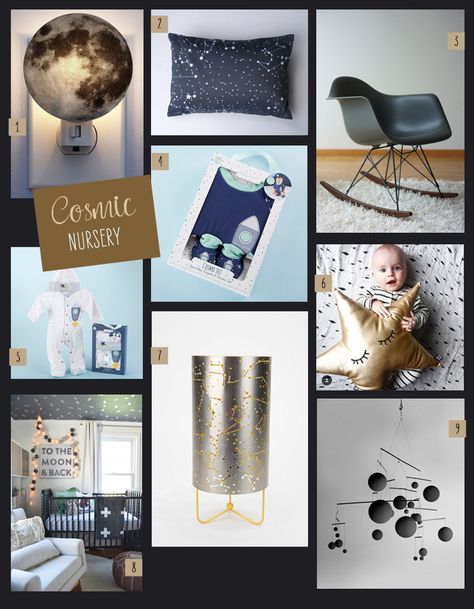 There are so many ways to make a starry, constellation inspired nursery work. Here are 9 ideas for a cosmic nursery. Nursery Ideas Celestial, Astrology Nursery Theme, Nursery Constellation, Nursery Ideas Constellation, Astronomy Nursery, Baby Boy Space Theme Nursery Walmart, Galaxy Nursery, Star Themed Nursery, Night Nursery