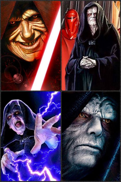 Emperor Palpatine/Lord Darth Sidious Star Wars Darth Sidious Tattoo, Palpatine Art, Star Wars Mural, Star Wars Tattoo Sleeve, Sheev Palpatine, Sith Order, Star Wars Art Drawings, Sith Lords, Darth Sidious