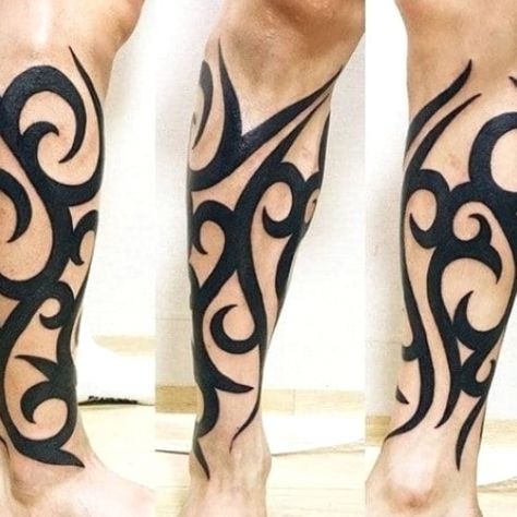 101 Awesome Tribal Tattoos For Men | Outsons #tattooideas #tattoosforwomen #sleevetattoo #tattoosformen Leg Tattoos For Guys, Stammestattoo Designs, Shin Tattoo, Maori Tattoos, Back Of Shoulder Tattoo, Leg Tattoo Men, Leg Sleeve Tattoo, Celtic Tattoos, Tattoo Videos