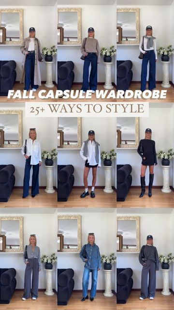 Chandler DeHart on Instagram: "25+ outfit ideas and even more possibilities = successful capsule 🤝🏼 What do we think?? 🤭  Comment SHOP to get links sent to your DM! https://liketk.it/4QdN2" Chandler Dehart, Fall Capsule Wardrobe, French Girls, Fit Inspo, Fitness Inspo, Capsule Wardrobe, Autumn Fashion, Outfit Ideas, Fall Winter